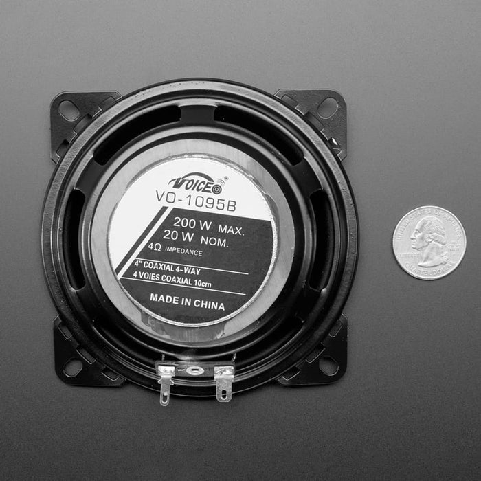 20W 4 Ohm Full Range Speaker (XS-GTF1027) by Adafruit - The Pi Hut