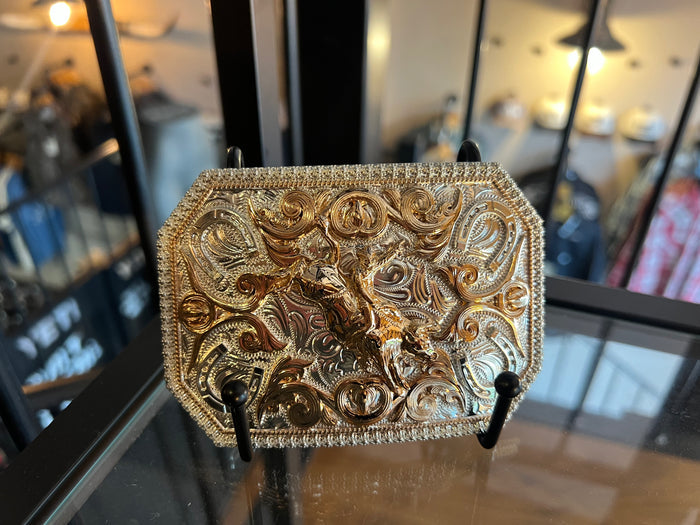 Texan Rodeo Bull Buckle
