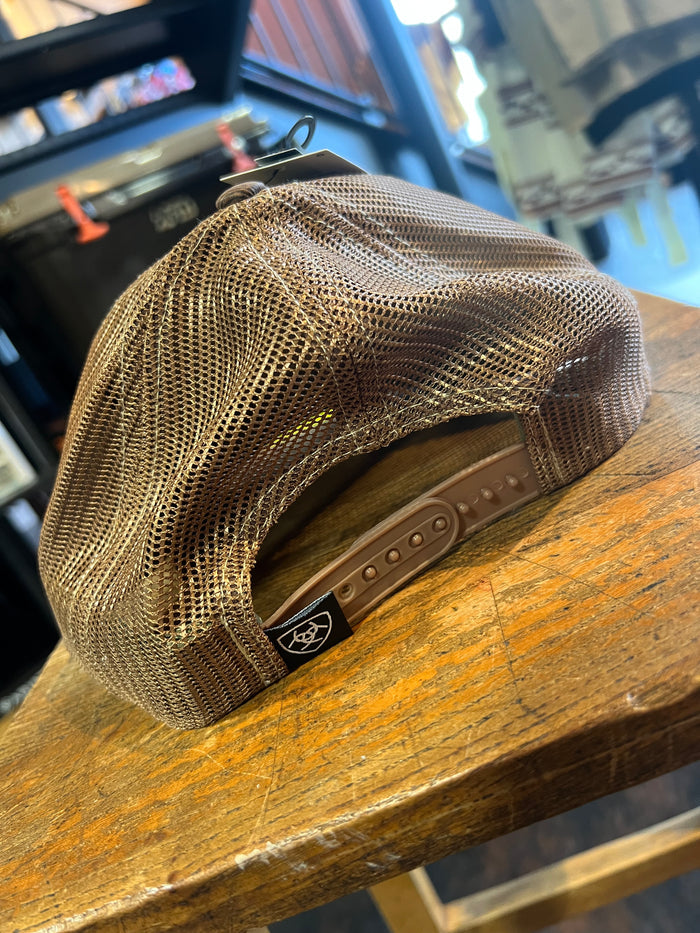 Ariat Brown Badge Trucker Cap