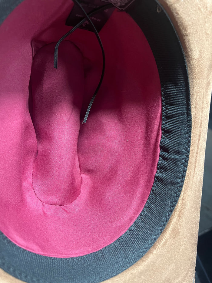 Suede One Size Adjustable Brown Cowboy Hat