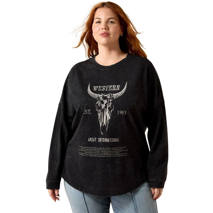Ariat Oversized Longhorn T Shirt