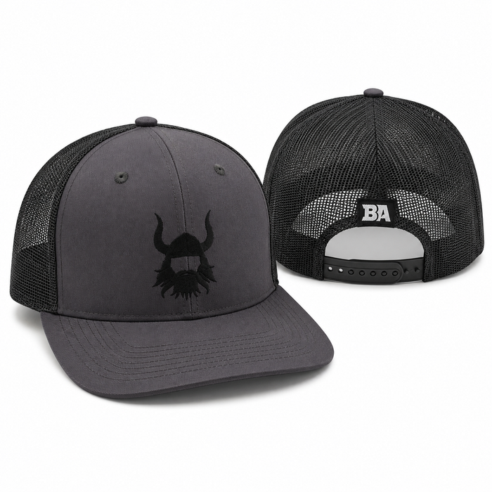 BA Warrior Charcoal Mesh Hat