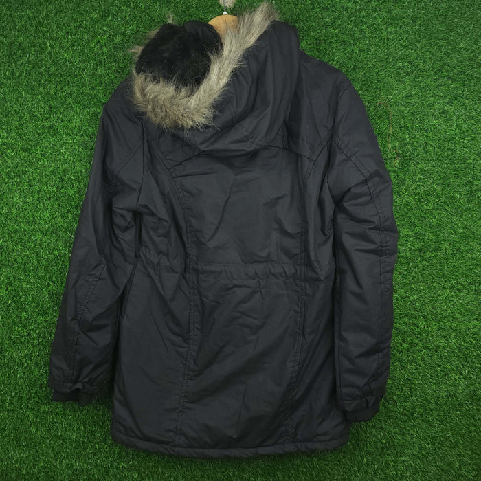 Black Jacket with Hoodie - Maha fashions - Women Clothing
