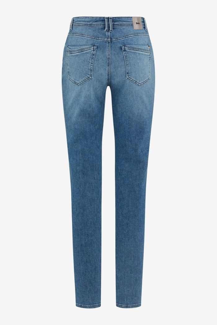 BRAX Mary Light Blue Straight Leg Jeans 09-6503-27 back view. Brax jeans Shop Brax at Dotique