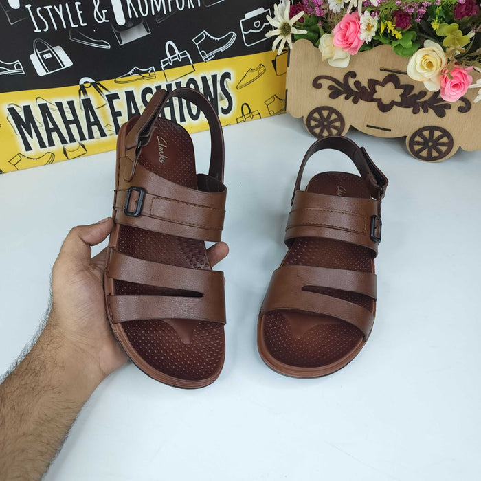 Brown Men Sandals - Maha fashions -