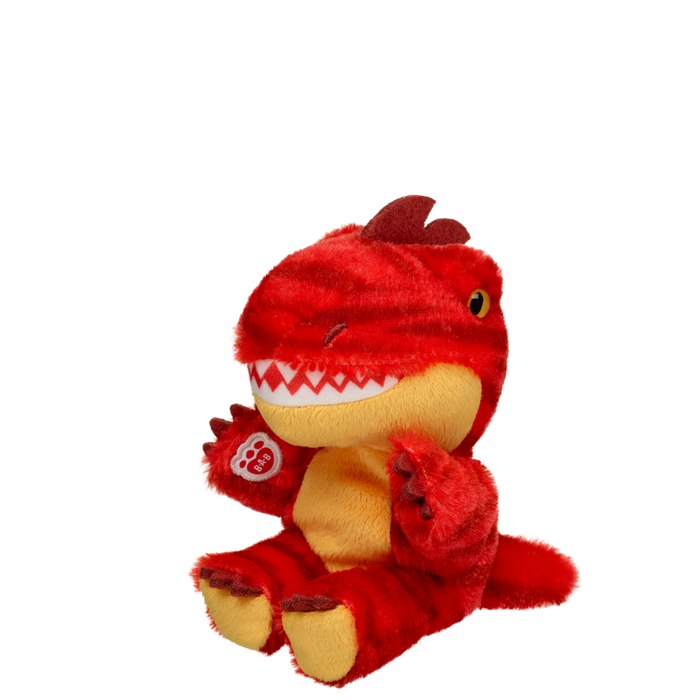 Build-A-Bear Mini Beans Red Raptor