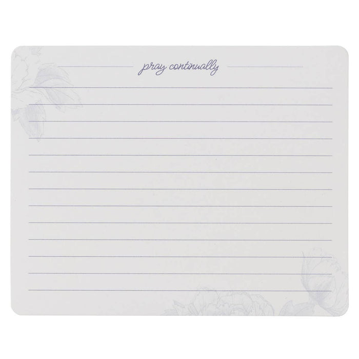 Cards In Tin Blue Floral My Prayers Hebrews 10:23