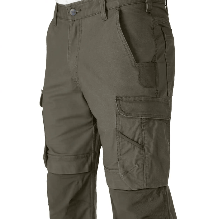 Carhartt Relaxed Straight Steel Rugged Flex™ Cargo Trousers L32 - Moss