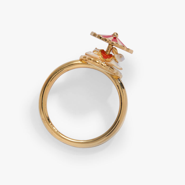 Carnival Carousel Bunny Spinner Ring