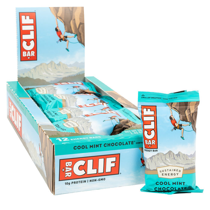 Clif Cool Mint Chocolate Bar 2.4oz Bar - 12ct