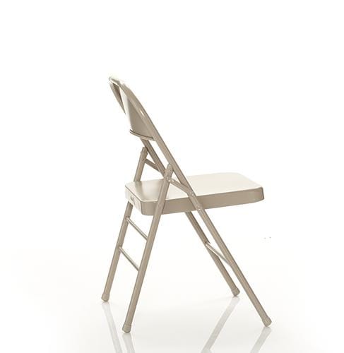 Cosco Steel Folding Chair Sand Colour The Steel Folding Chair saves space and time with its convenient folding frame-341892 Hannah's Variety Store