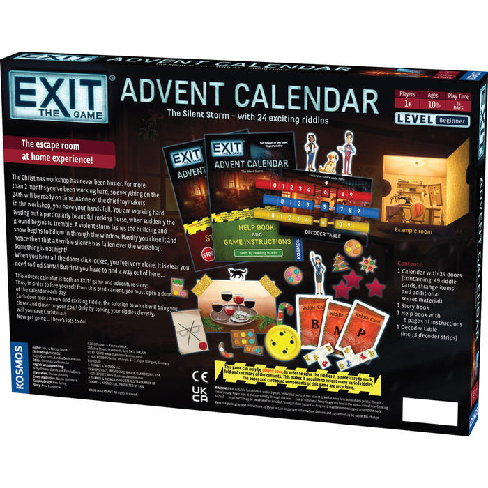 EXIT: Advent Calendar - The Silent Storm Games Thames & Kosmos