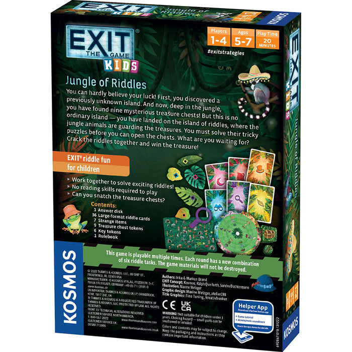 EXIT: The Game - Kids - Jungle of Riddles Games Thames & Kosmos