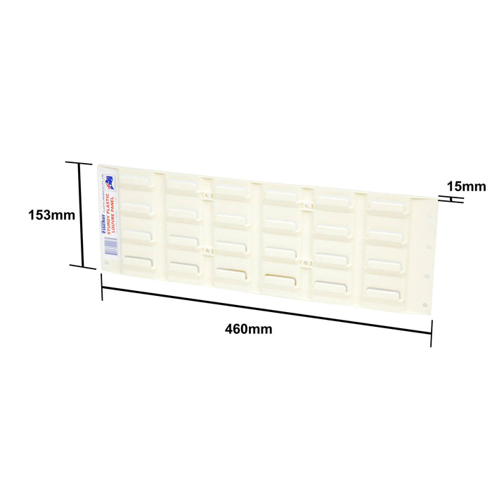 Fischer 150x460mm Beige Louvre Panel