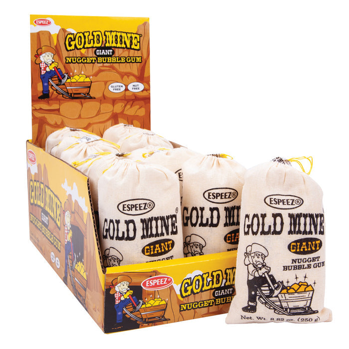 Giant Nuggets Gold Mine Gum 8.82oz - 12ct