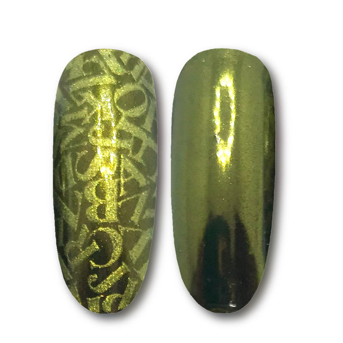 #8 Gold Effect Pro Size Chrome