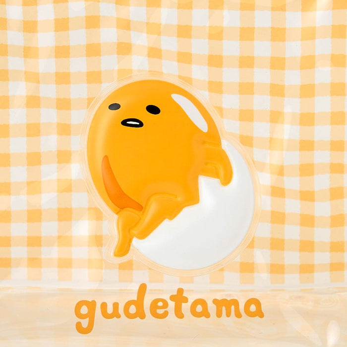 Gudetama Clear Gingham Zipper Pouch Bags Japan Original