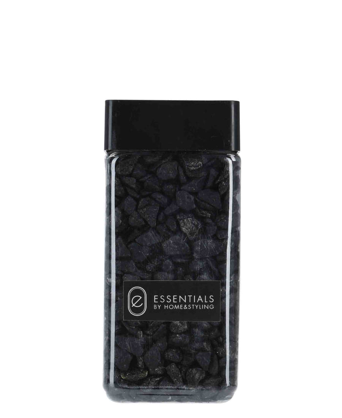 Home & Styling 550ml Decoration Stones - Black