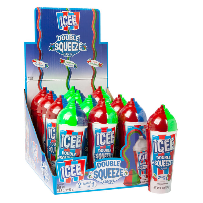 Icee Candy Double Squeeze 2.8oz - 12ct