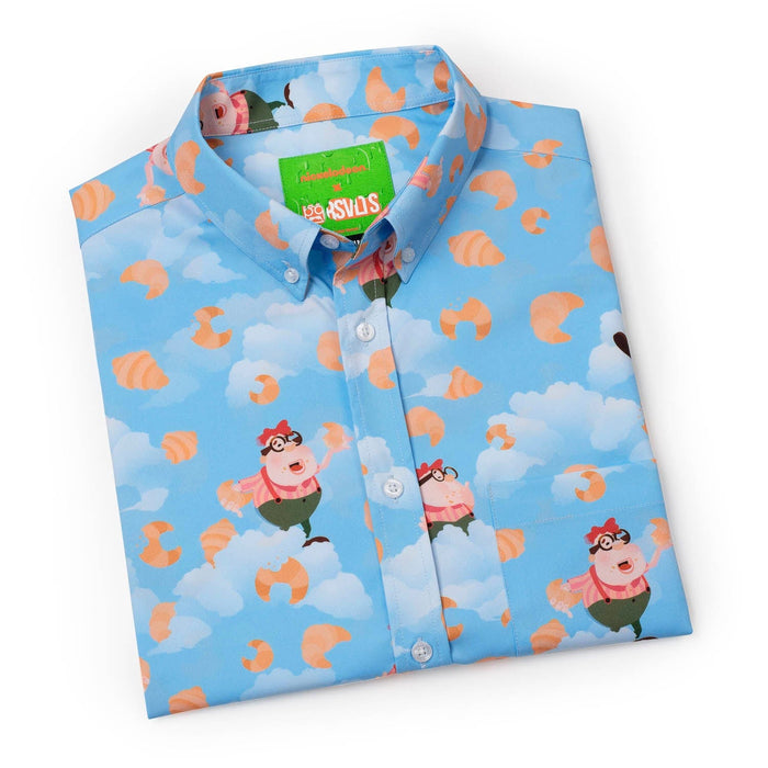 RSVLTS Nickelodeon Jimmy Neutron "Carl Croissants" _ KUNUFLEX Short Sleeve Shirt