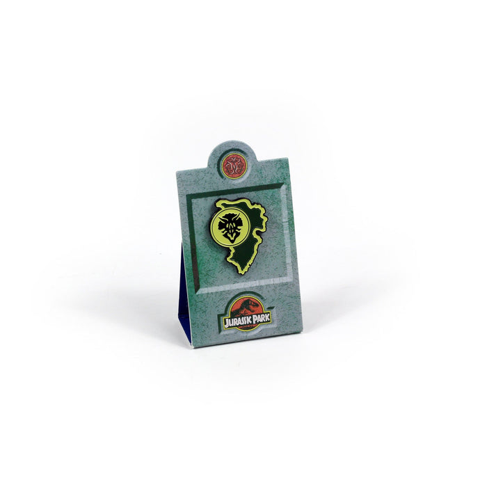 Jurassic Park – Triceratops Paddock Sign Enamel Pin