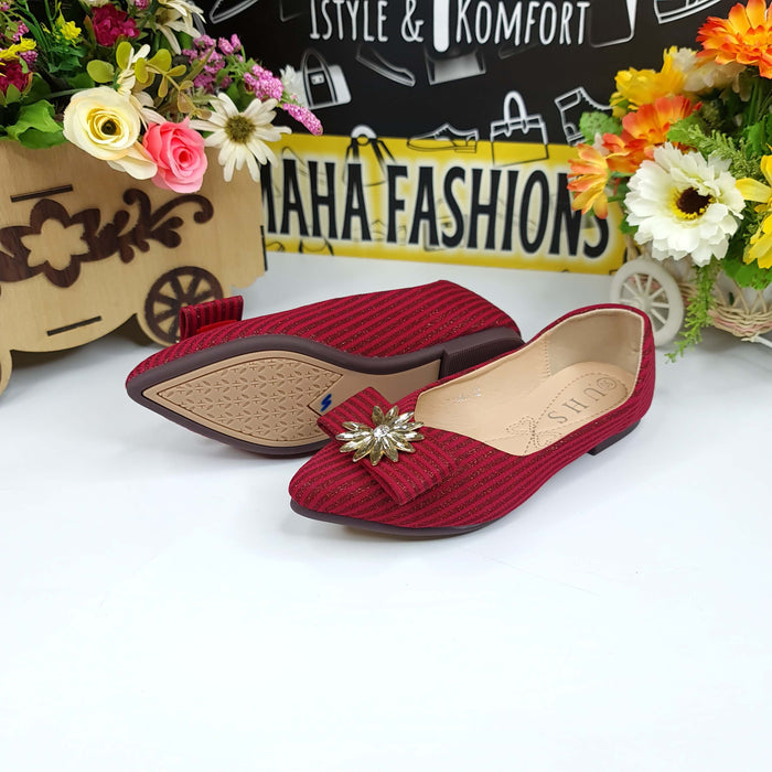 Kids Red Buckle Pumps - Maha fashions - Kids Pumps