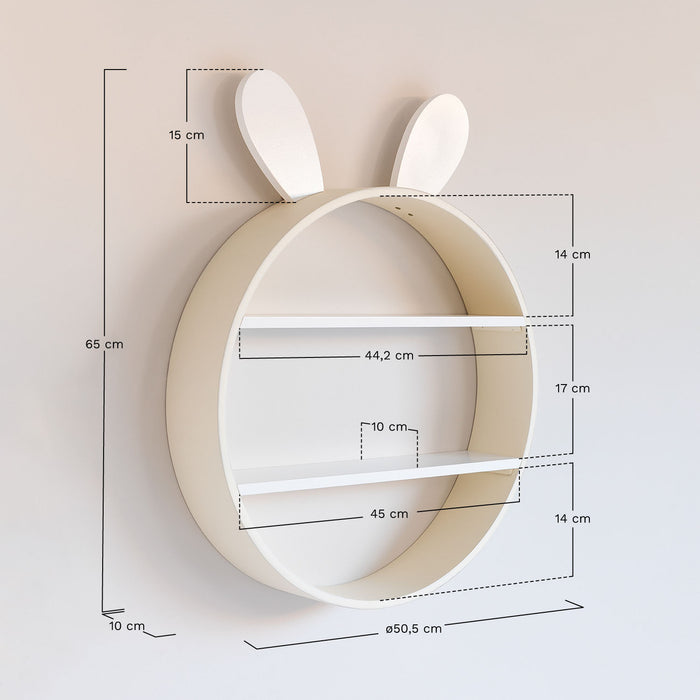Konall Wooden Bookcase Kids