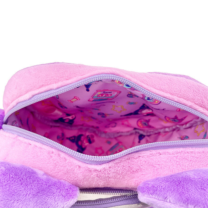 Kuromi Plush Crossbody Bag (Kuromi Loves U) Bags Global Original
