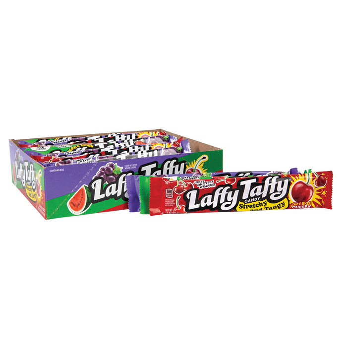 Laffy Assorted Taffy 1.5oz Bar - 24ct