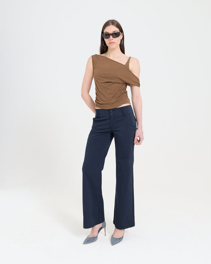LAYERED TANK - CARAMEL