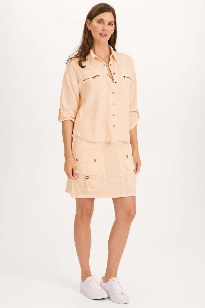 Wearables Leto Twill Cargo Mini Skirt