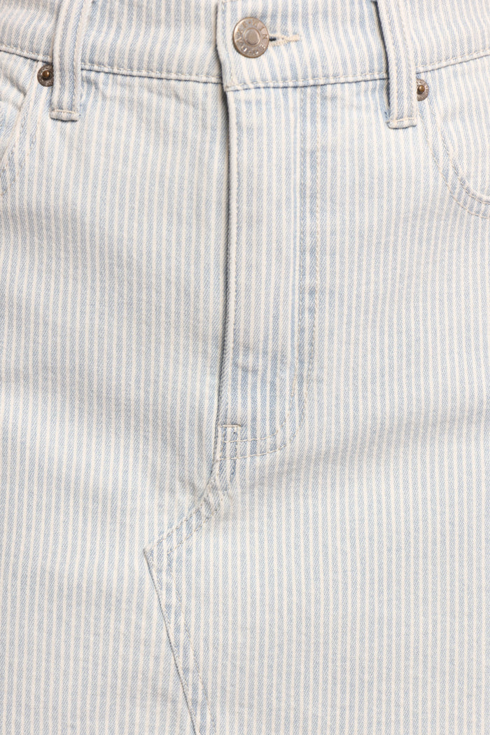 Petal and Pup USA BOTTOMS Malibu Mini Skirt - Blue Bell Stripe