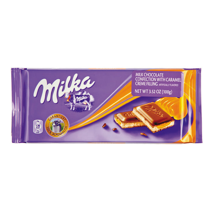 Milka Bars Caramel 3.5oz - 23ct