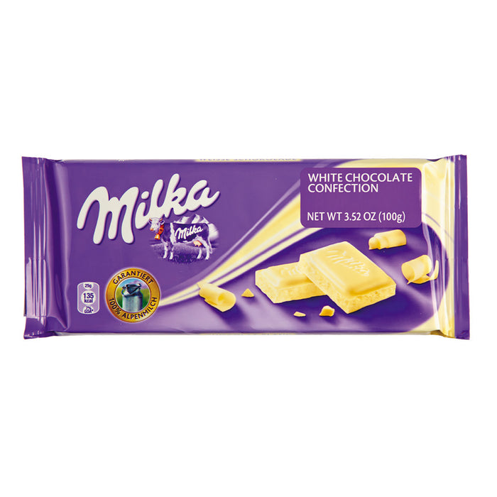Milka Bars White Chocolate 3.5oz - 22ct