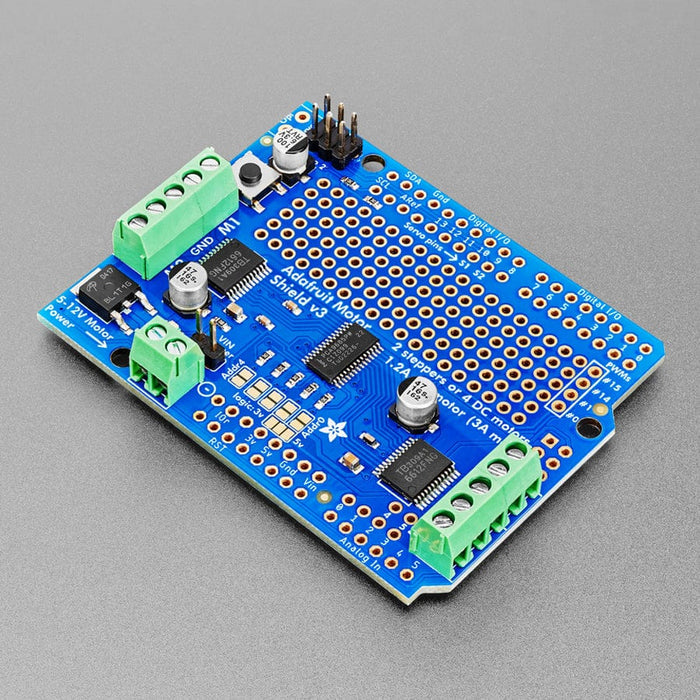 Motor party add-on pack for Arduino by Adafruit - The Pi Hut
