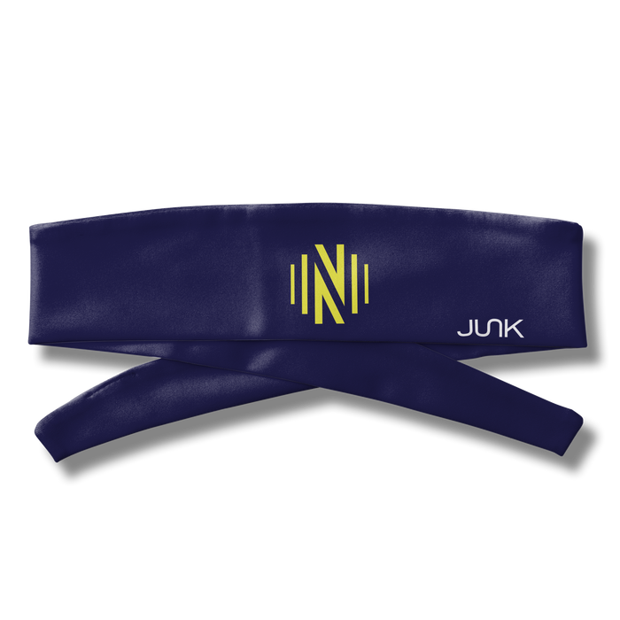 Nashville SC: Logo Navy Flex Tie Headband - View 3