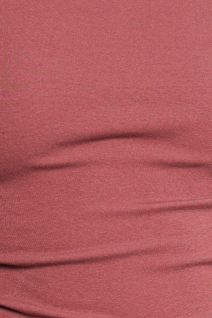 Petal and Pup USA TOPS Nissa Long Sleeve Top - Chocolate Cherry