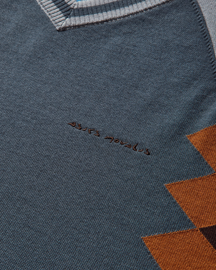 Asics Laricoid Knit Jumper Mist/Rust Knitwears Sweaters 2203A323-021
