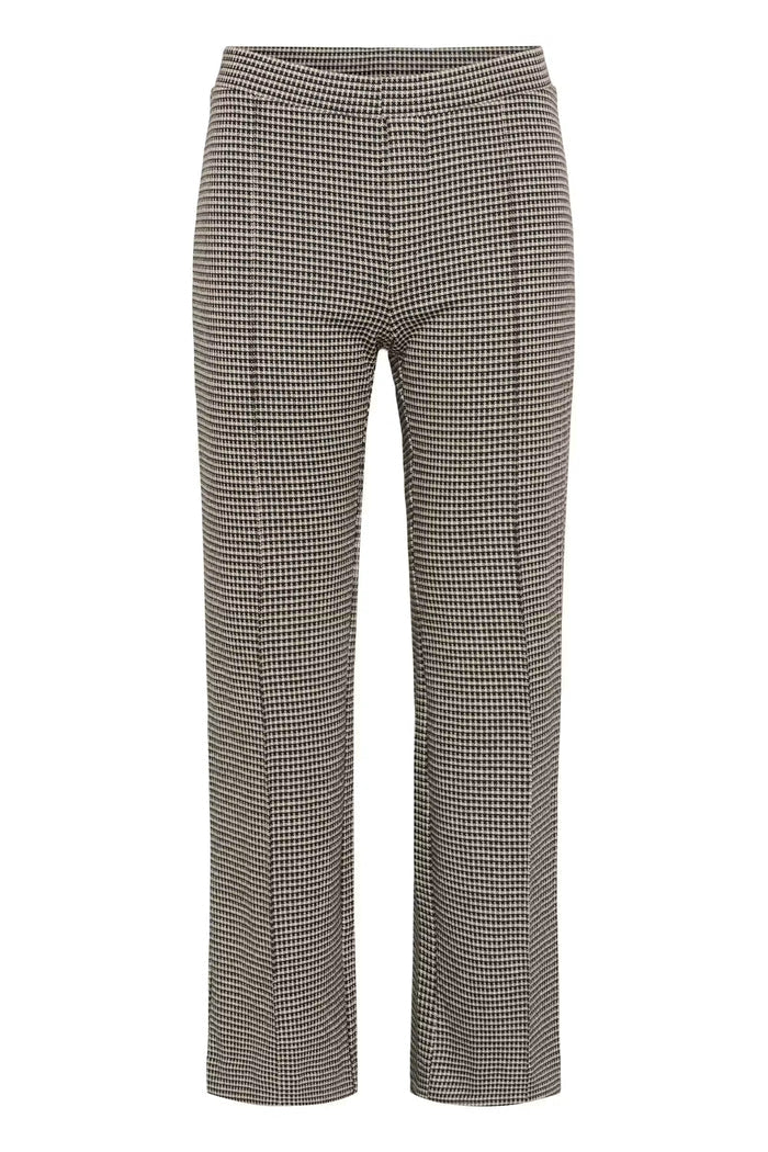 Part Two PontasPW Trousers Small Check 30305506 front view by Part Two Shop Part Two at Dotique