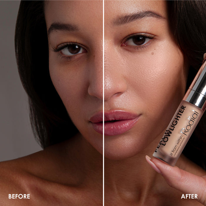 Peach Lowlighter & Buffing Brush
