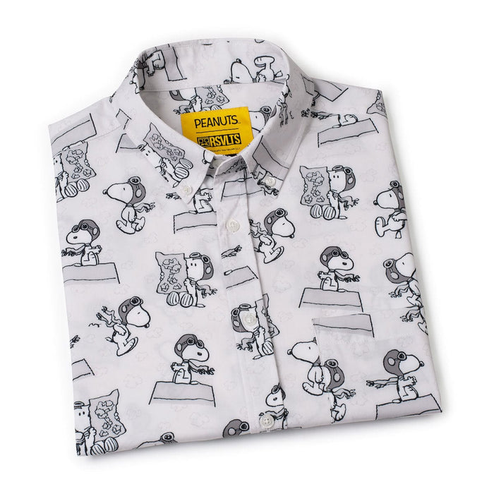 RSVLTS Peanuts Short Sleeve Shirt EVENTS Peanuts "The Flying Ace" – KUNUFLEX Short Sleeve Shirt