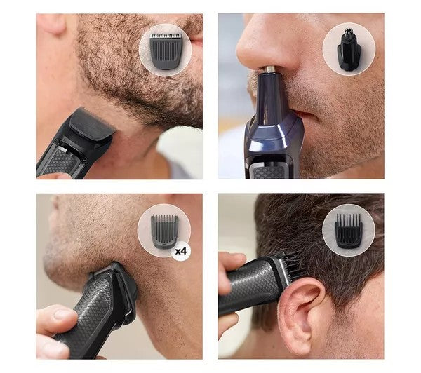 Philips Series 3000 7-in-1 Beard & Hair Multi Grooming Kit - Black | MG3720/33
