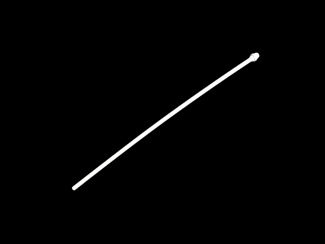 Poly Angle Valve White, 30 Inch, Durable, Plumbing Supply - CHIB091 MEGA