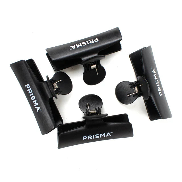 Prisma Butterfly Clips 4pc Black