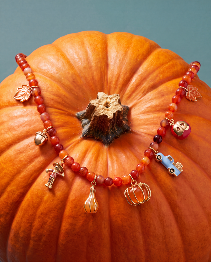Pumpkin Patch Multi-Charm Necklace
