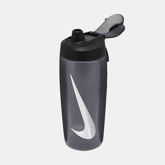 Front view of the Nike Refuel Bottle Locking Lid 18oz.