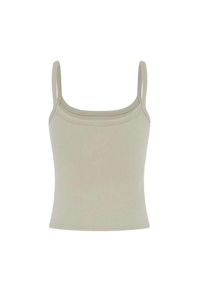 Ribbed Singlet Pietra
