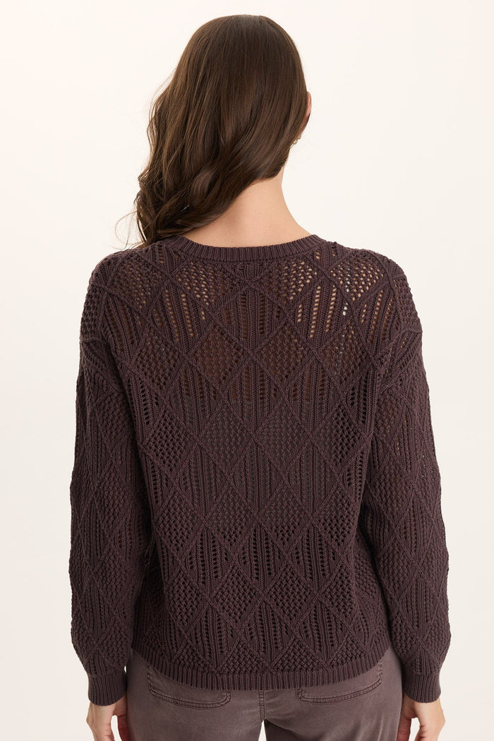XCVI Rothwell Cotton Knit Relaxed-Fit Sweater Top