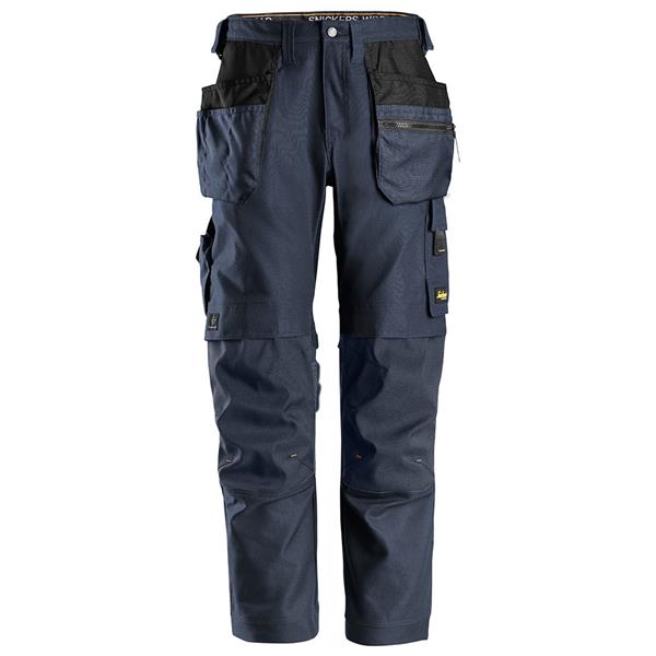 Snickers AW Canvas Stretch Trousers - Navy