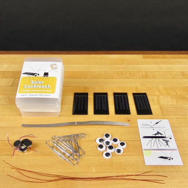 Solar Cockroach Kit - 4 Pack by Brown Dog Gadgets - The Pi Hut